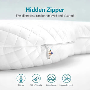 BeautyRest™ – Anti-Wrinkle Side Sleeping Pillow