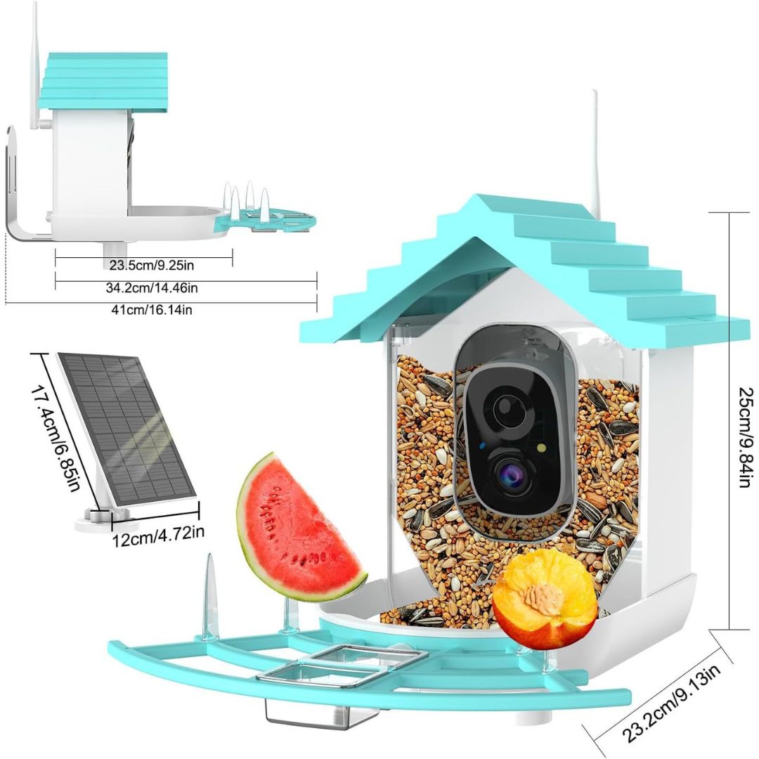 BirdCam Pro™ – AI Smart Solar Feeder