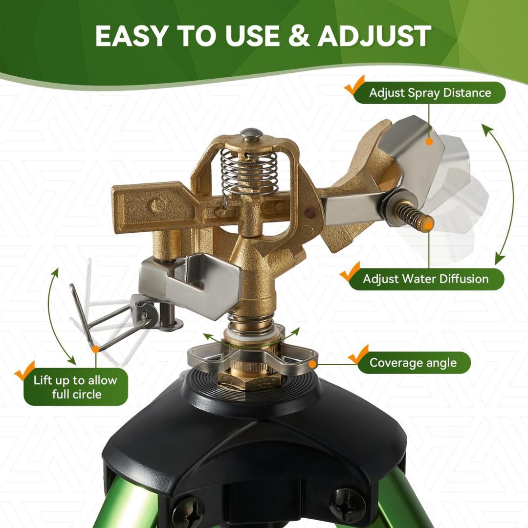 AquaReach™ – Tripod Lawn Sprinkler Pro