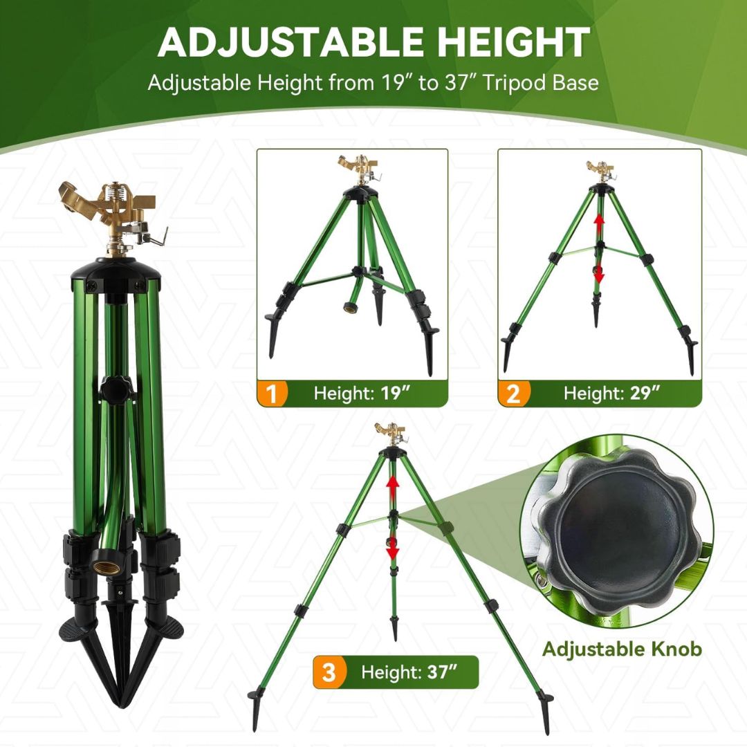 AquaReach™ – Tripod Lawn Sprinkler Pro