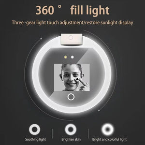 GlowUpCam - Travel Compact Mirror With UV Camera