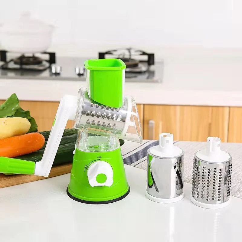 Rotary Grater That Slice Your Vegetables, Cheese And Food Instantly and Effortlessly Without Making A Mess [FREE SHIPPING]